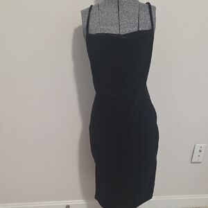 bebe Black Backless Dress